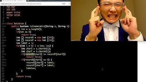 Isomorphic Strings - 15mins Coding Challenge
