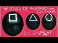 Cómo hacer máscara de "El Juego Del Calamar" DIY Squid Game Mask 🦑- Ara Blue