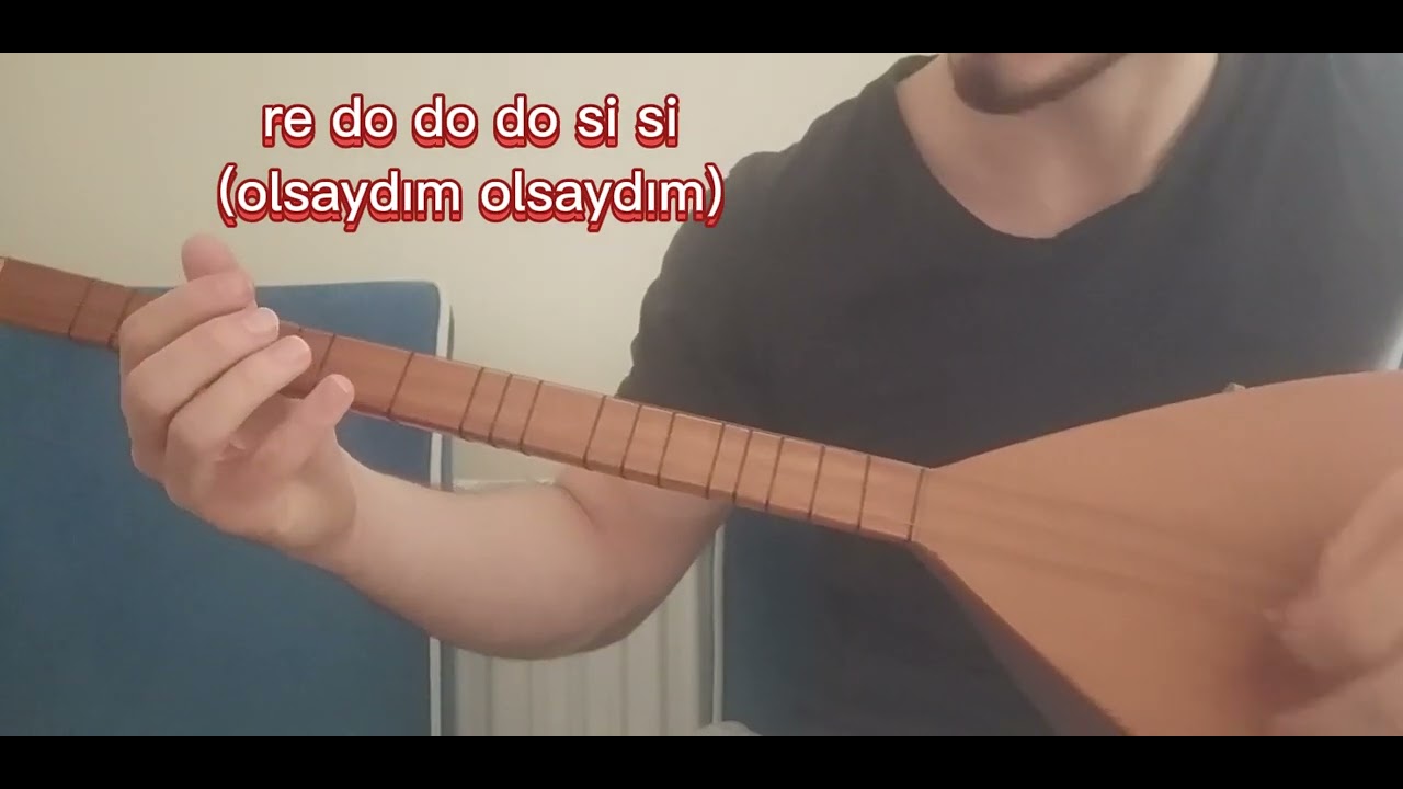 ŞU DAGLARDA KAR OLSAYDIM- SOLFEJ #solfej #bağlamasolfej #saz