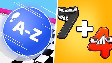 A-z Run | Number Lore - abcdefghijklmnopqrstuvwxyz⭐Max Levels (Part 1)