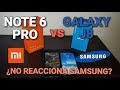 Redmi Note 6 Pro vs Galaxy J8: ¿No reacciona Samsung?