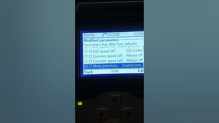 Important parameters of abb ACS 580 #electrical #vfd #motor #automation #abb #plcautomation #vfd