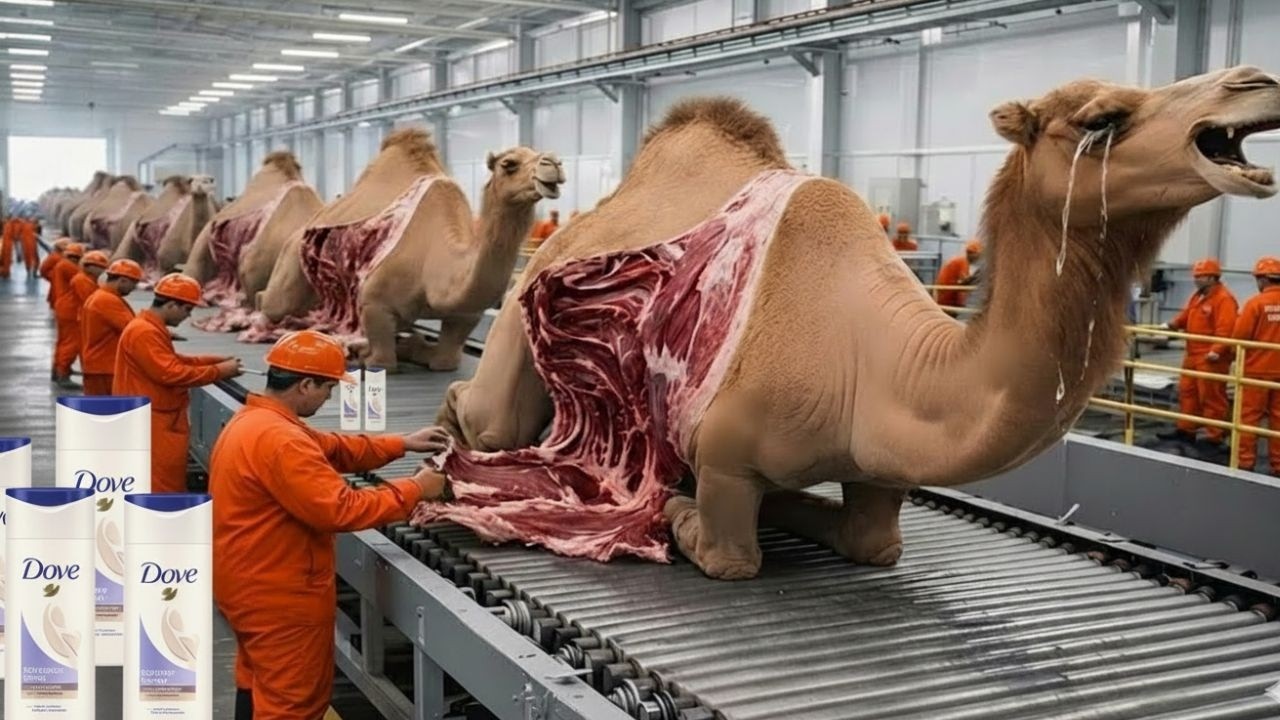 Inside a Luxury 8K Factory Camel to Bones to Dove Shampoo  Full Heavy Machine Process