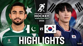 Pakistan vs Korea Hockey Match Highlights | International Hockey Series 2026 | Match 1 Highlights screenshot 1