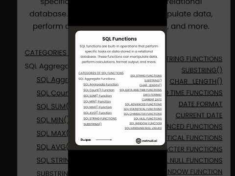 SQL For Machine