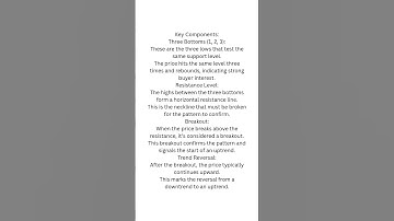 ✅ Triple Bottom Pattern Explained – Spot Reversals Like a Pro! #CAPITAL4U