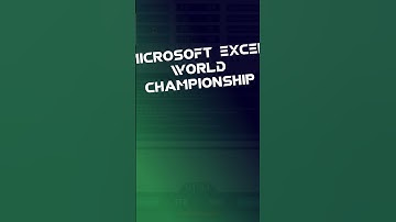 🚨 FMWC Open 2022 is now Microsoft Excel World Championship! #shorts
