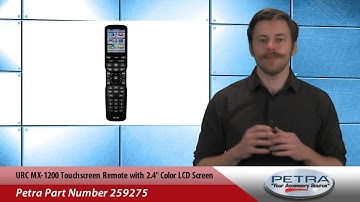 URC MX-1200 Touchscreen Remote with 2.4" Color LCD Screen