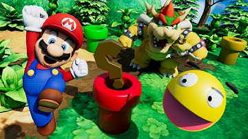 Mario and Pacman mistery pipe animation