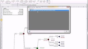 PrecisionTree - Find, Model Errors, Update Links