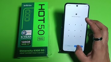 Infinix hot 50: set screen lock | how to lock screen with password infinix phone