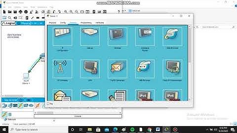 CCNA packet tracer 2.9.1 Basic Switch and End Device Configuration