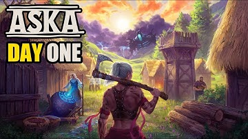 Building a Viking Dynasty in ASKA: A Survival Crafting Settlement Builder - DAY ONE