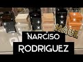 NARCISO RODRIGUEZ Parfum Haul. Poudree, Ambree, Rouge, Fleur Musk,For her, Narciso💝🤩Unterschiede⭐️