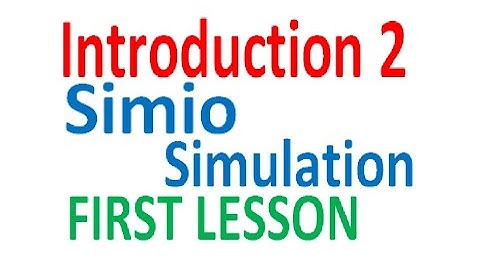Simio Simulation First Lesson