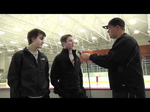 Alex and Brenden talk to Kevin - Fort Zumwalt West Hockey