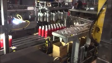 Robotic Packing Aerosol Cans