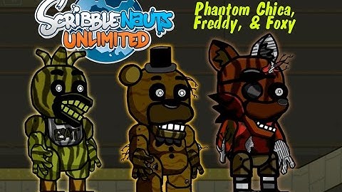 Scribblenauts Unlimited Speed Create Five Nights at Freddy
