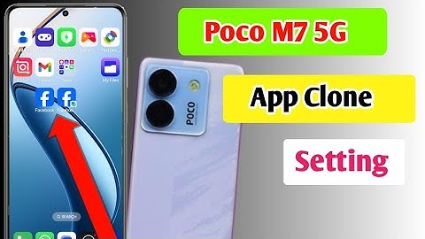 Poco M7 5G Mobile Main App Clone kaise karte Hain/How to create dual App poco M7 5G Mobile