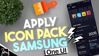 How to Apply Third-Party Icon Pack on Samsung Galaxy One UI (2023) screenshot 2