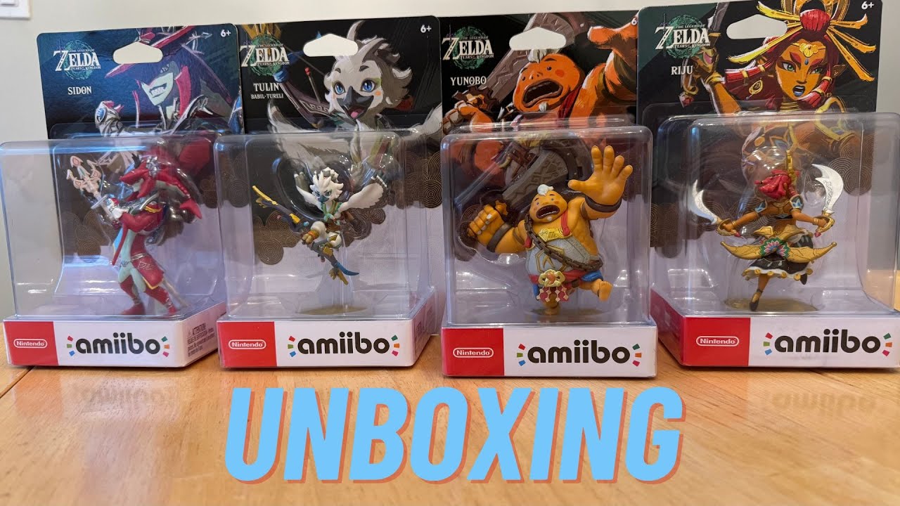 Zelda Tears of the Kingdom Amiibo Unboxing
