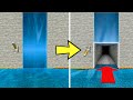 ✔Minecraft: How to make a Secret WATER FALL Entrance! (easy)