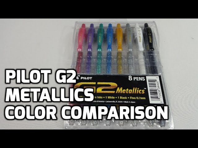 Gel Pen Comparison  Pilot G2 vs. TUL 