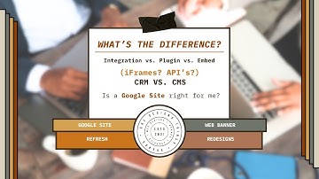 Explained: Integrations, Embeds, iFrames, APIs, CRM & CMS | Is Google Sites right for me