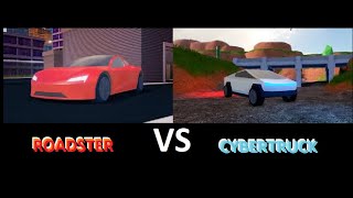 Roadster vs cybertruck race - roblox ...