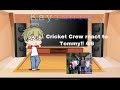 Cricket crew reacts to tommy 46 original rushed