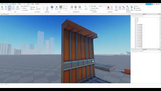 Designing a Sci Fi Hallway   ROBLOX SPEEDBUILD