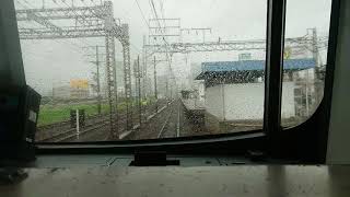 台風接近の中Mh1511F山王通過Mhハーフ