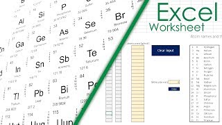 Molecular Mass Weight Calculator Excel Sheet | Spreadsheet Download screenshot 5