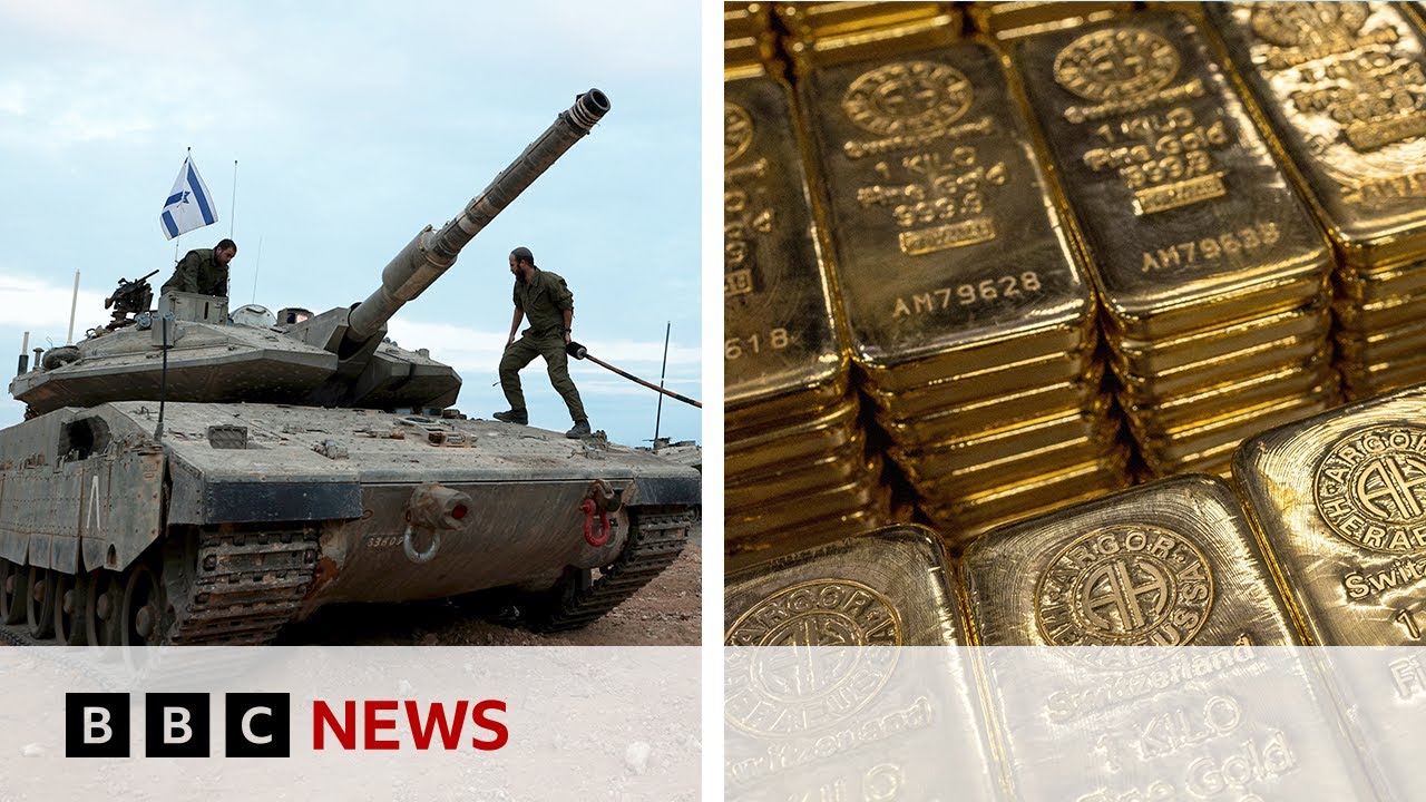 Gold prices jump since start of Israel-Gaza war – BBC News