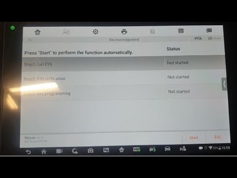 3 Steps | How to program Nissan Micra key (Autel IM608 pro) | 2021-3
