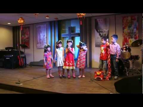 春天来了 欢迎新年到 Ushering The Year Of Snake 2013 Children Ministry Charisma Baptist Church Puchong