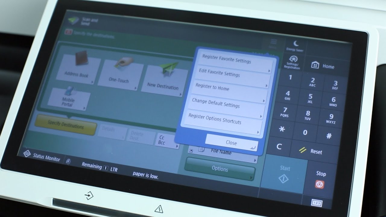 HowTo Change Canon Copy & Scan Defaults SumnerOne YouTube