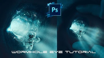 Wormhole photoshop manipulation - tutorial for beginners