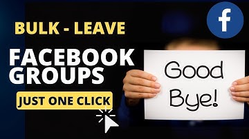 ✅How to leave Facebook Groups in Bulk - With One Click & Easiest Way