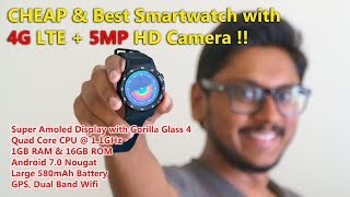 Cheap Android Smartwatch with 4G LTE & 5MP HD Camera...