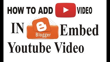 How to Embed Youtube Video in Blogger I All in One I SaGaR IT Teacher