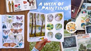 EVERYTHING I painted in Finland (✦ how I design my sticker sheets)