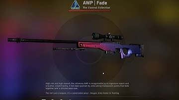 Awp Fade Unboxing @ last 10 seconds of video