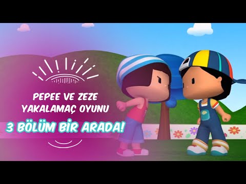 Pepee ve Zeze Yakalamaç Oyunu 👩🧒 | Leliko ve Pisi İle 3 Bölüm Bir Arada | Düşyeri