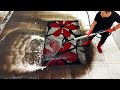 Ultra dirty shaggy carpet cleaning satisfying rug cleaning ASMR