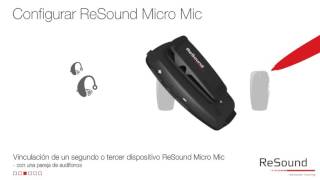 Como configurar ReSound Micro Mic