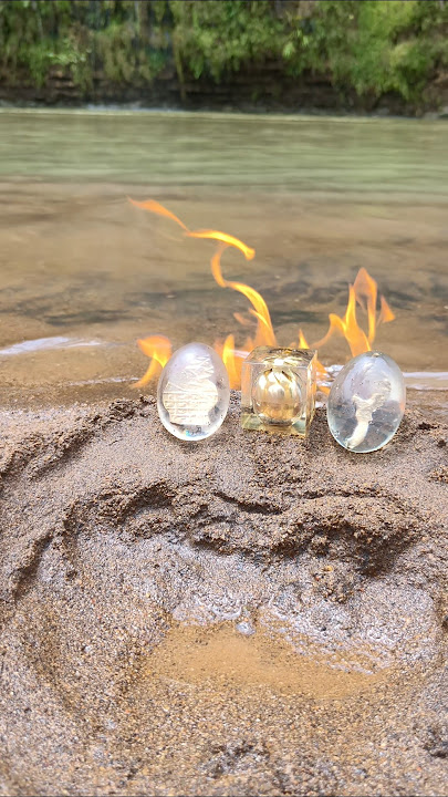 The mystery of fire appearing in the river sand turns out to be three sacred kujang egg heirlooms...