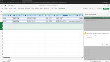 Business Central short video: Using Edit in Excel to bulk delete sales orders (List includes a Card)