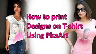 How to print designs on T shirt using picsArt 2 screenshot 2
