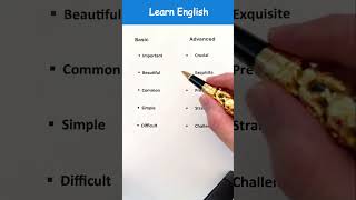 English Lesson on Advanced Vocabulary #english #learningenglish #englishtips